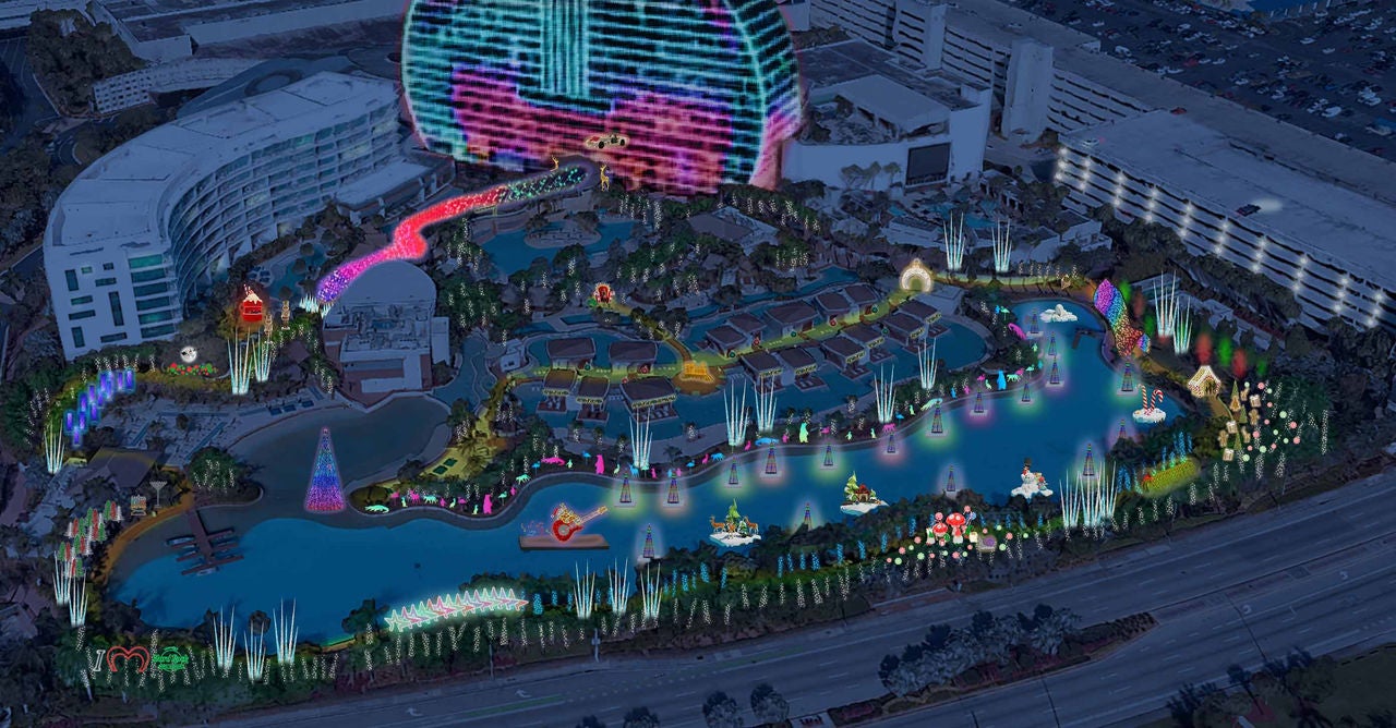 a aerial view of a city