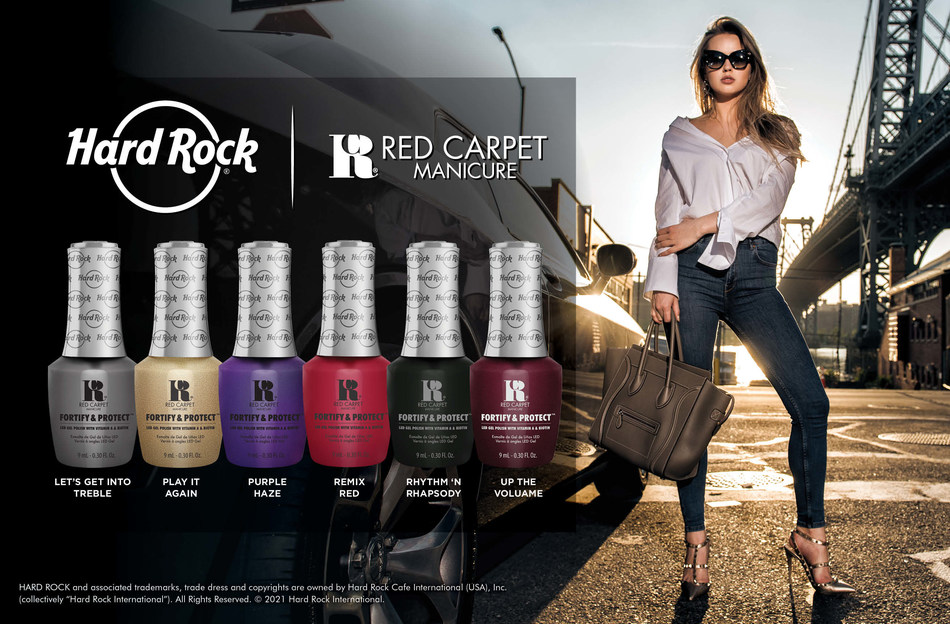 hard rock red carpet manicure
